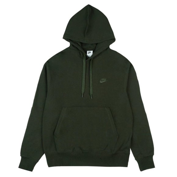 Nike Other - Nike Sportswear Classic Fleece Pullover Hoodie Size S Sequoia Men DA0023…